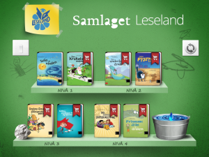 Leseland, an app from Samlaget helps children learn reading